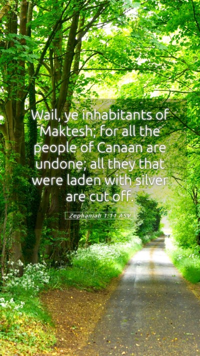 Picture 05 - Zephaniah 1:11 ASV Mobile Phone Wallpaper - Wail, ye inhabitants of Maktesh; for all the - Mobile Bible Verse Wallpaper