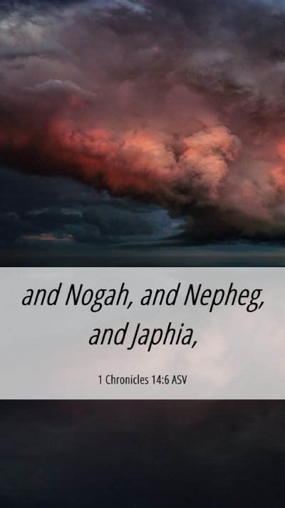 Picture 06 - 1 Chronicles 14:6 ASV Mobile Phone Wallpaper - and Nogah, and Nepheg, and - Mobile Bible Verse Wallpaper
