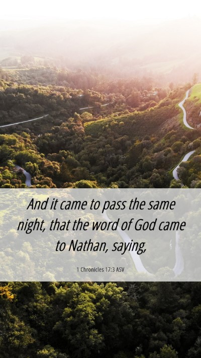 Picture 06 - 1 Chronicles 17:3 ASV Mobile Phone Wallpaper - And it came to pass the same night, that the word - Mobile Bible Verse Wallpaper