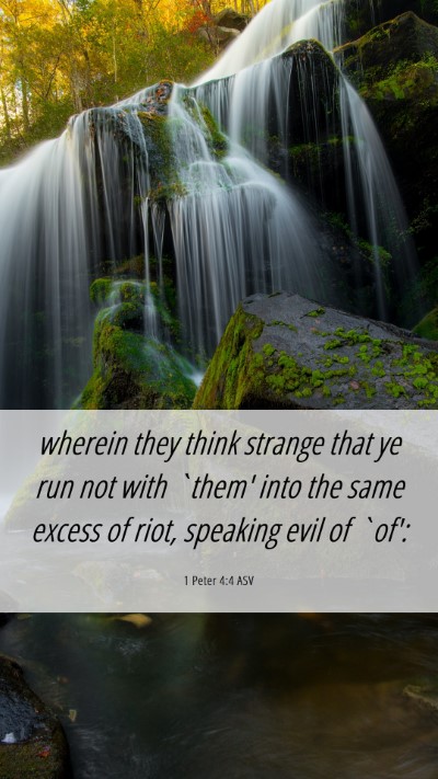 Picture 06 - 1 Peter 4:4 ASV Mobile Phone Wallpaper - wherein they think strange that ye run not with - Mobile Bible Verse Wallpaper