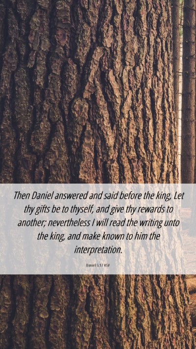 Picture 06 - Daniel 5:17 ASV Mobile Phone Wallpaper - Then Daniel answered and said before the king, - Mobile Bible Verse Wallpaper