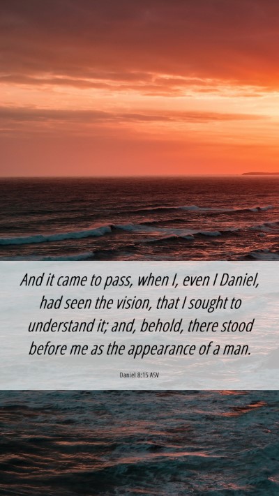 Picture 06 - Daniel 8:15 ASV Mobile Phone Wallpaper - And it came to pass, when I, even I Daniel, had - Mobile Bible Verse Wallpaper