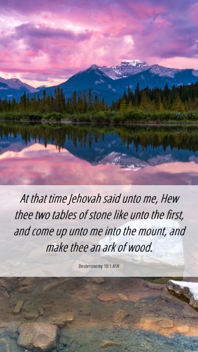 Picture 06 - Deuteronomy 10:1 ASV Mobile Phone Wallpaper - At that time Jehovah said unto me, Hew thee two - Mobile Bible Verse Wallpaper