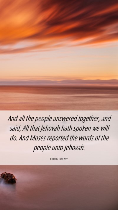 Picture 06 - Exodus 19:8 ASV Mobile Phone Wallpaper - And all the people answered together, and said, - Mobile Bible Verse Wallpaper