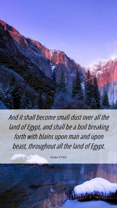 Picture 06 - Exodus 9:9 ASV Mobile Phone Wallpaper - And it shall become small dust over all the land - Mobile Bible Verse Wallpaper