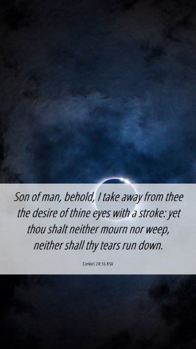 Picture 06 - Ezekiel 24:16 ASV Mobile Phone Wallpaper - Son of man, behold, I take away from thee the - Mobile Bible Verse Wallpaper