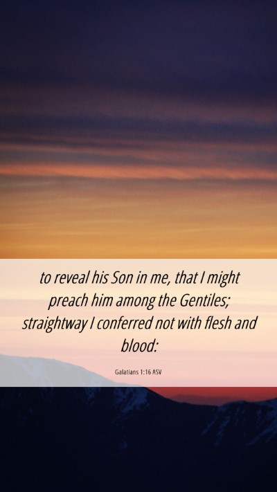 Picture 06 - Galatians 1:16 ASV Mobile Phone Wallpaper - to reveal his Son in me, that I might preach him - Mobile Bible Verse Wallpaper
