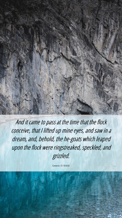 Picture 06 - Genesis 31:10 ASV Mobile Phone Wallpaper - And it came to pass at the time that the flock - Mobile Bible Verse Wallpaper