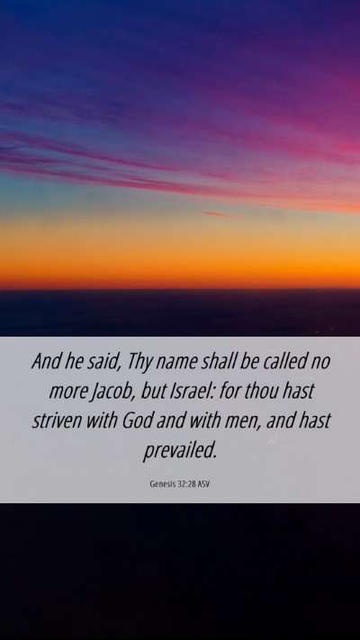 Picture 06 - Genesis 32:28 ASV Mobile Phone Wallpaper - And he said, Thy name shall be called no more - Mobile Bible Verse Wallpaper