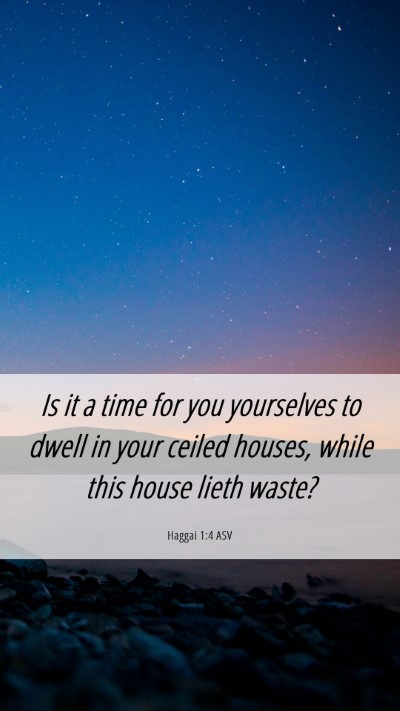 Picture 06 - Haggai 1:4 ASV Mobile Phone Wallpaper - Is it a time for you yourselves to dwell in your - Mobile Bible Verse Wallpaper