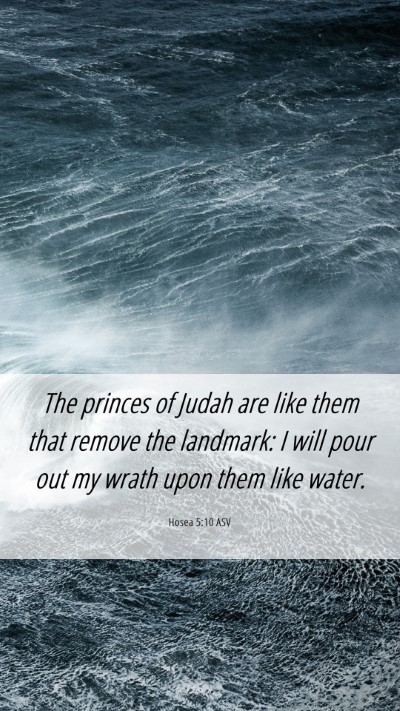 Picture 06 - Hosea 5:10 ASV Mobile Phone Wallpaper - The princes of Judah are like them that remove - Mobile Bible Verse Wallpaper