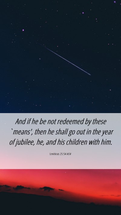 Picture 06 - Leviticus 25:54 ASV Mobile Phone Wallpaper - And if he be not redeemed by these `means', then - Mobile Bible Verse Wallpaper