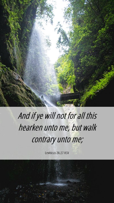 Picture 06 - Leviticus 26:27 ASV Mobile Phone Wallpaper - And if ye will not for all this hearken unto me, - Mobile Bible Verse Wallpaper