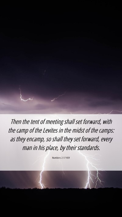 Picture 06 - Numbers 2:17 ASV Mobile Phone Wallpaper - Then the tent of meeting shall set forward, with - Mobile Bible Verse Wallpaper