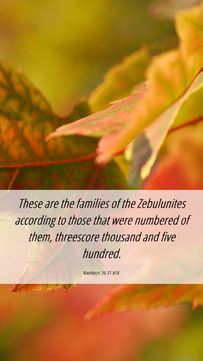 Picture 06 - Numbers 26:27 ASV Mobile Phone Wallpaper - These are the families of the Zebulunites - Mobile Bible Verse Wallpaper