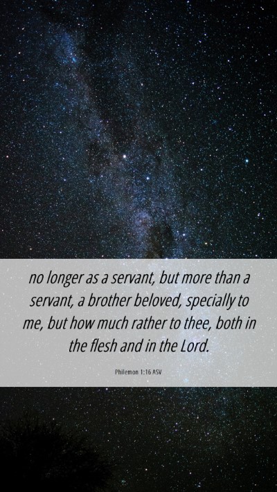 Picture 06 - Philemon 1:16 ASV Mobile Phone Wallpaper - no longer as a servant, but more than a servant, - Mobile Bible Verse Wallpaper