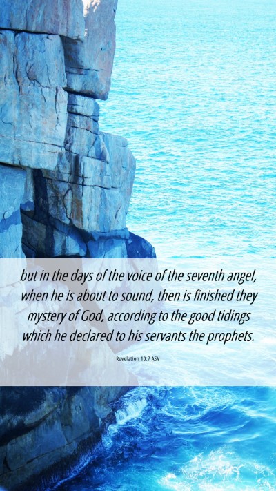 Picture 06 - Revelation 10:7 ASV Mobile Phone Wallpaper - but in the days of the voice of the seventh - Mobile Bible Verse Wallpaper