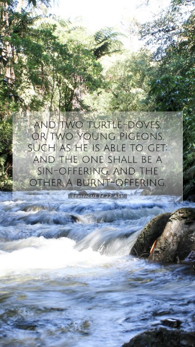 Picture 07 - Leviticus 14:22 ASV Mobile Phone Wallpaper - and two turtle-doves, or two young pigeons, such - Mobile Bible Verse Wallpaper