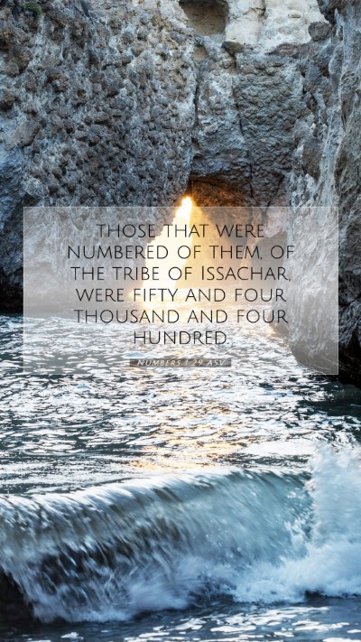 Picture 07 - Numbers 1:29 ASV Mobile Phone Wallpaper - those that were numbered of them, of the tribe of - Mobile Bible Verse Wallpaper